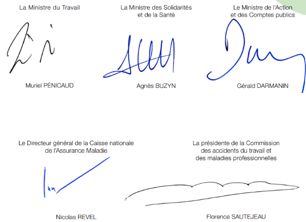 signataire de la COG