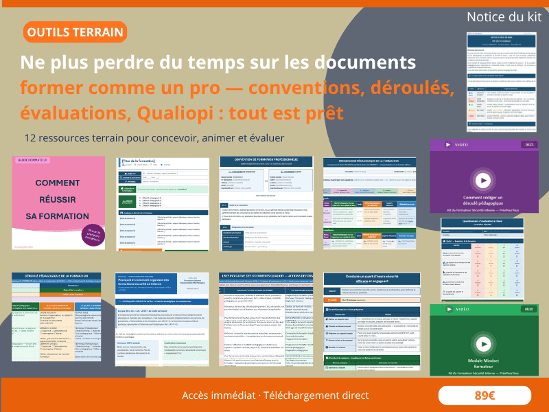 Formateur ne perdez plus de temps