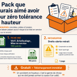 Hauteur échafaudage